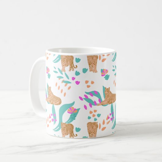 Tiger Parade Kaffeetasse (Vorderseite Links)