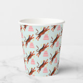 Tiger Party Animals Safari Zoo Birthday Pappbecher (Rückseite)