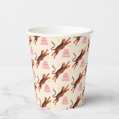 Tiger Party Animals Safari Zoo Birthday Pappbecher (Rückseite)