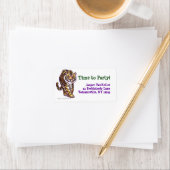 Tiger-Party-Center Adressaufkleber (Insitu)