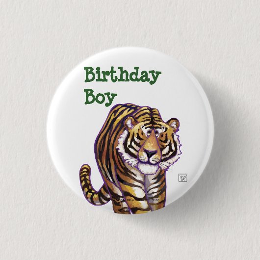 Tiger-Party-Center Button (Vorderseite)