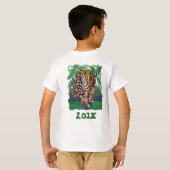 Tiger Party Centre Birthday Boy T-Shirt (Schwarz voll)