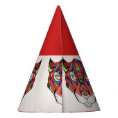 Tiger Party Hat Partyhütchen (Rückseite)