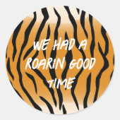 Tiger Party Sticker (Vorderseite)