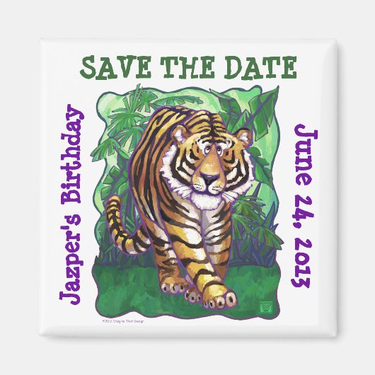 Tiger Party Zentrum Magnet (Vorne)