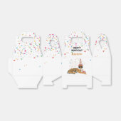 Tiger Partying - Tiere mit Party Geschenkschachtel (Ungefaltet)