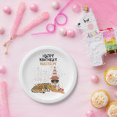 Tiger Partying - Tiere mit Party Pappteller (Party)