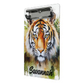 Tiger Pastel Blume Safari Watercolor Savannah Mini Klemmbrett (Gewinkelt2)