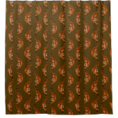 Tiger Pattern Duschvorhang (Vorderseite)