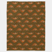 Tiger Pattern Fleecedecke (Vorderseite)