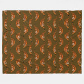 Tiger Pattern Fleecedecke (Vorderseite (Horizontal))