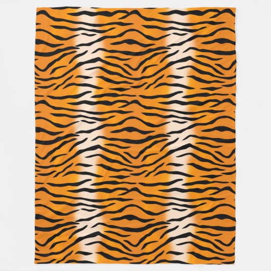 Tiger Pattern Fleecedecke (Vorderseite)