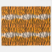 Tiger Pattern Fleecedecke (Vorderseite (Horizontal))