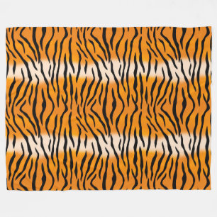 Tiger Pattern Fleecedecke