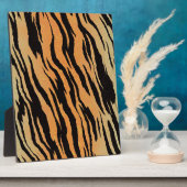 Tiger Pattern Fotoplatte (Seite)
