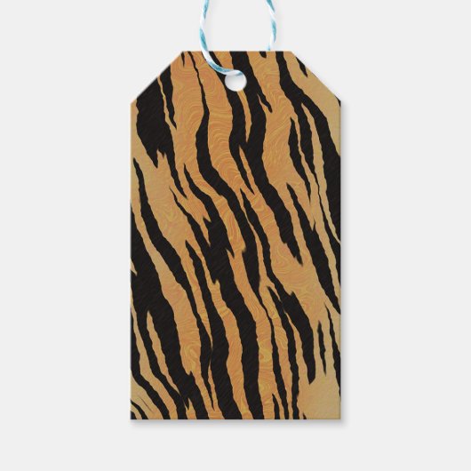 Tiger Pattern Geschenkanhänger (Vorderseite)