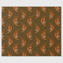 Tiger Pattern Geschenkpapier