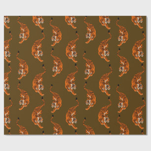 Tiger Pattern Geschenkpapier
