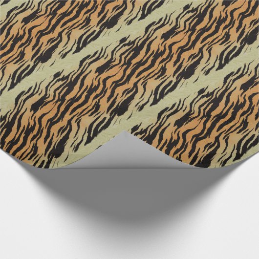 Tiger Pattern Geschenkpapier (Ecke)