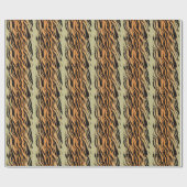 Tiger Pattern Geschenkpapier (Flach)