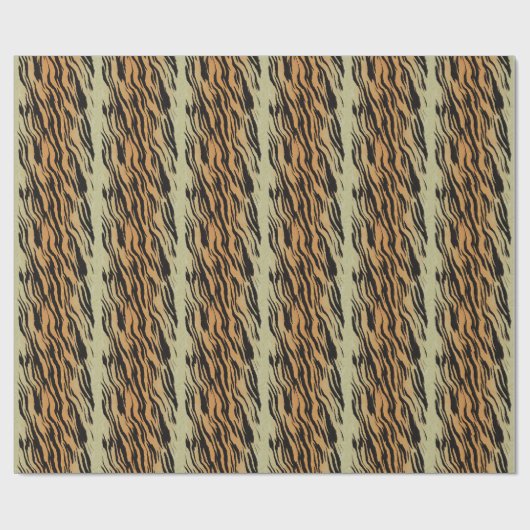 Tiger Pattern Geschenkpapier (Flach)