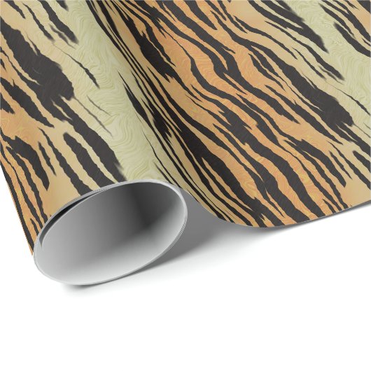 Tiger Pattern Geschenkpapier (Rolleneckpunkt)