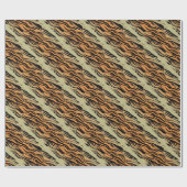 Tiger Pattern Geschenkpapier (Flach)