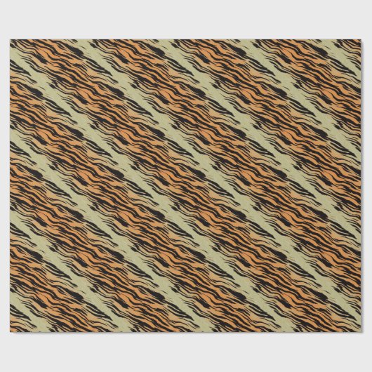 Tiger Pattern Geschenkpapier (Flach)