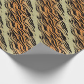 Tiger Pattern Geschenkpapier (Ecke)