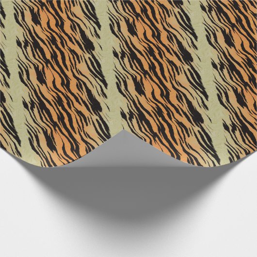 Tiger Pattern Geschenkpapier (Ecke)