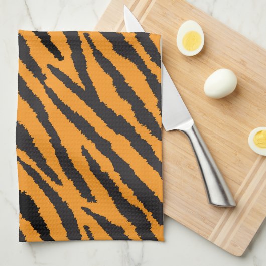 Tiger Pattern Handtuch (Viertel Falte)