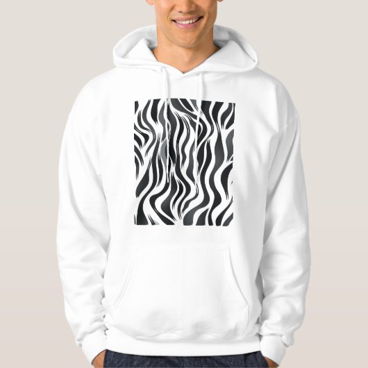 Tiger Pattern Hoodie (Vorderseite)