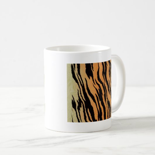 Tiger Pattern Kaffeetasse (VorderseiteRechts)