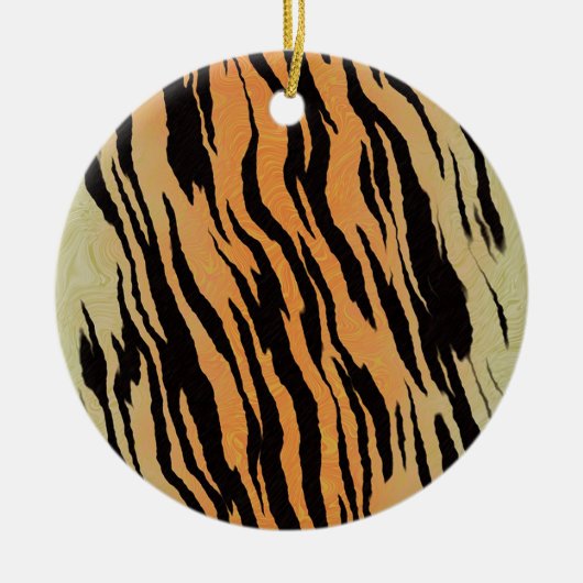 Tiger Pattern Keramikornament (Vorne)