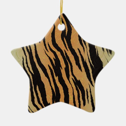 Tiger Pattern Keramikornament (Vorne)