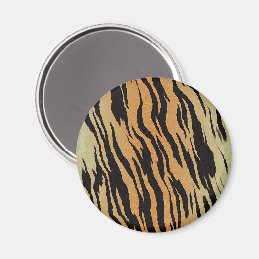 Tiger Pattern Magnet (Vorderseite/Rückseite)