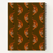 Tiger Pattern Notizblock (Rückseite)