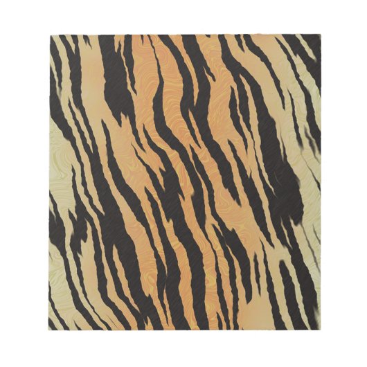 Tiger Pattern Notizblock (Vorderseite)