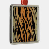 Tiger Pattern Silbernes Ornament (Rechts)