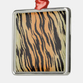 Tiger Pattern Silbernes Ornament (Links)