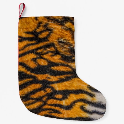 Tiger patterned backgroundabstract, animal, asia, kleiner weihnachtsstrumpf (Vorderseite)