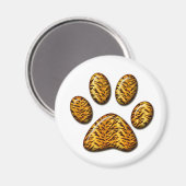 Tiger Paw #1 Magnet (Vorderseite/Rückseite)