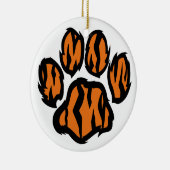 Tiger Paw Keramik Ornament (Rechts)
