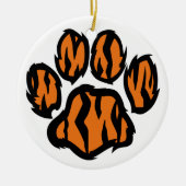 Tiger Paw Keramik Ornament (Vorne)