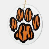Tiger Paw Keramik Ornament (Links)