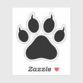 Tiger Paw Print Aufkleber (Blatt)