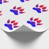 Tiger Paws Wrapping Paper Geschenkpapier (Ecke)