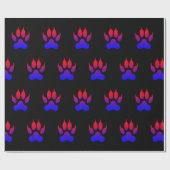 Tiger Paws Wrapping Paper Geschenkpapier (Flach)