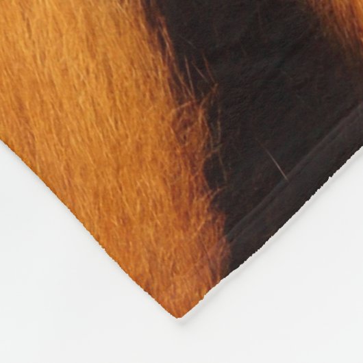 Tiger-Pelz-Haut-Druck-Muster Fleecedecke (Ecke)