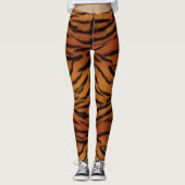 Tiger-Pelz Leggings (Vorderseite)